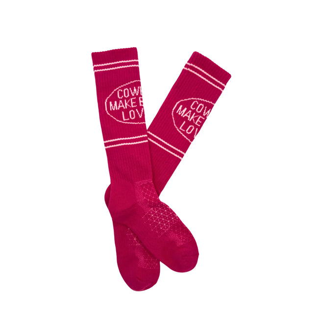 Lucky Chuck Cactus Alley - Cowboys Lover Pink Performance Boot Socks
