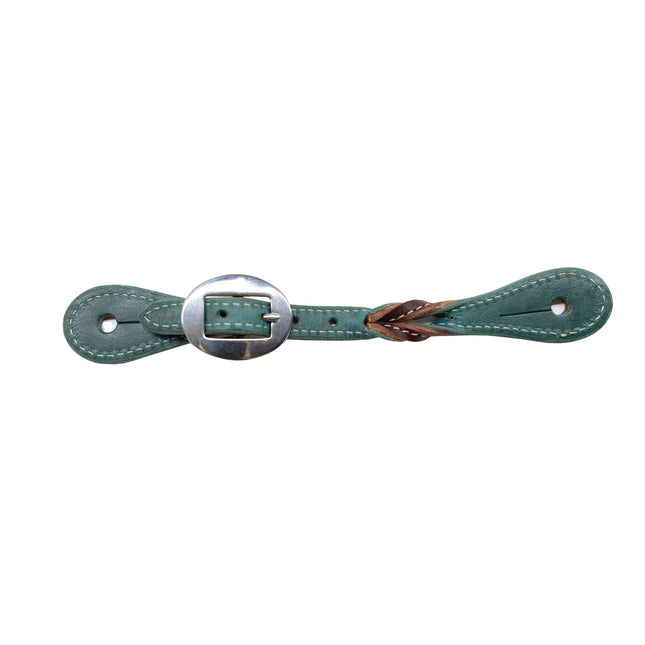 PC Spur Straps w/ Twist Emerald/Burgundy Ladies