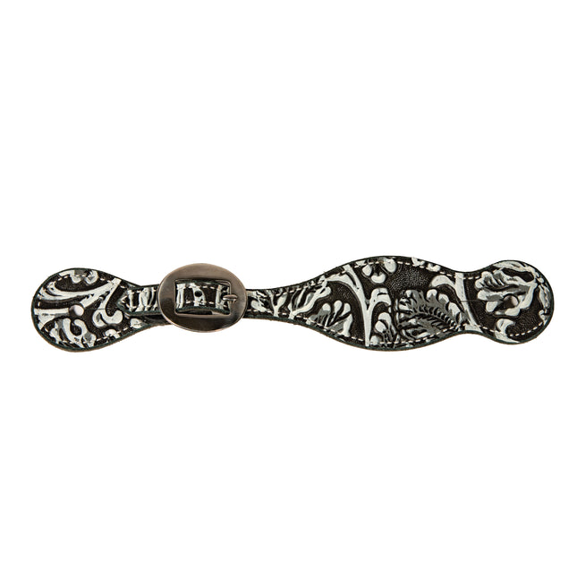 PC Spur Straps Black/White Paisley Ladies