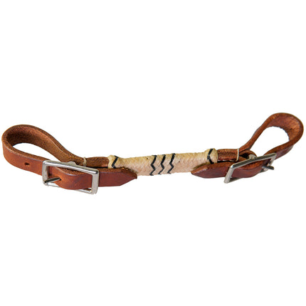 Oxbow Rawhide Braided Flat Leather Curb