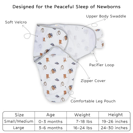 Boots Western Muslin Sleep Swaddle