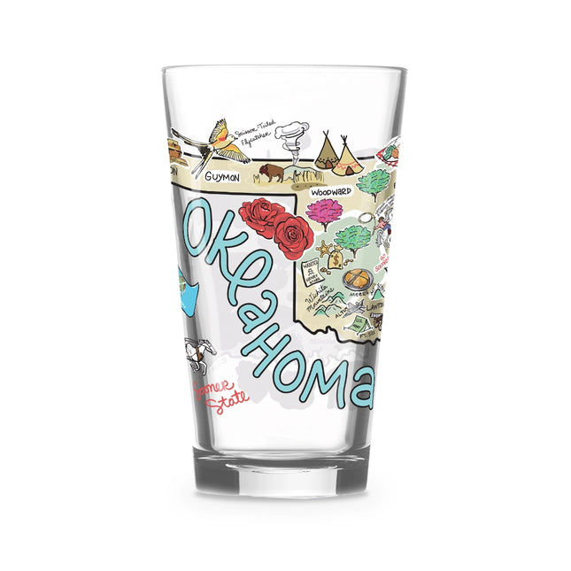 Fishkiss Oklahoma Glass 16oz