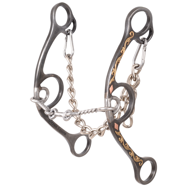 Cervi Diamond Long Shank II Floral Small Twisted Wire Dogbone