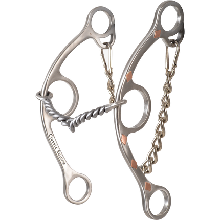 Cervi Diamond Long Shank Twisted Wire Snaffle