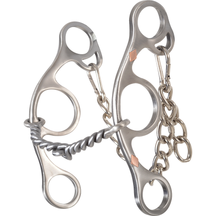 Cervi Diamond Short Shank Twisted Wire Snaffle