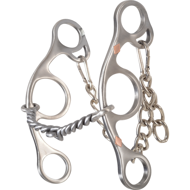 Cervi Diamond Short Shank Twisted Wire Snaffle