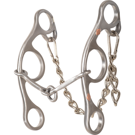 Cervi Diamond Short Shank O Ring Square Snaffle