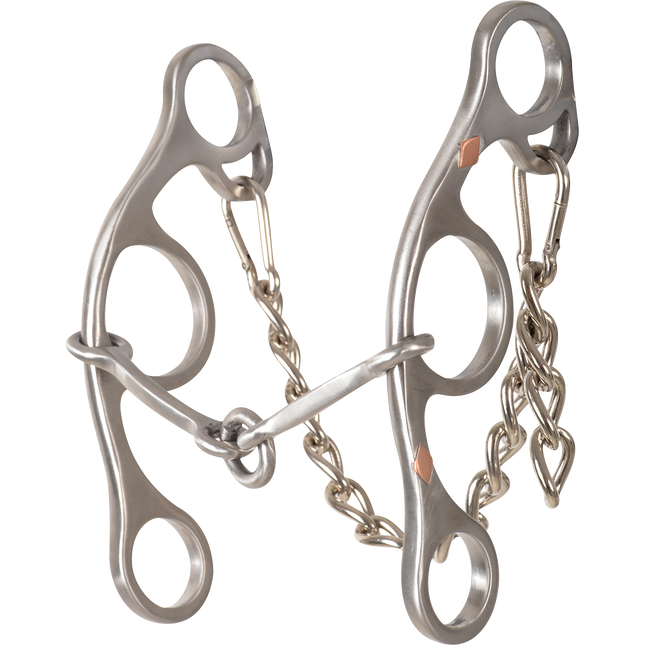 Cervi Diamond Short Shank O Ring Square Snaffle