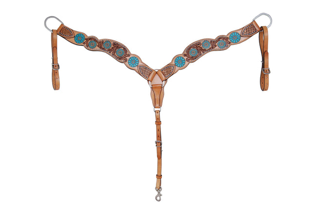 Rafter T Zuni Turquoise Breastcollar
