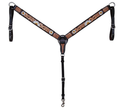 Rafter T Daisy Collection Breastcollar 1.5"