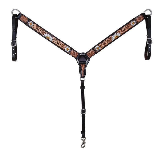 Rafter T Daisy Collection Breastcollar 1.5"