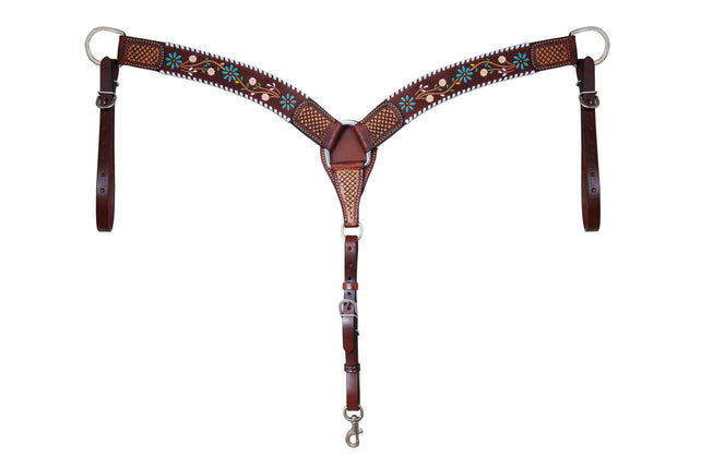 Rafter T Floral Vine 3" Breastcollar