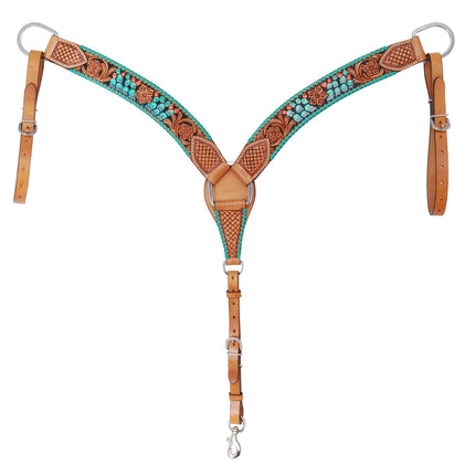 Rafter T Painted Cactus Breastcollar