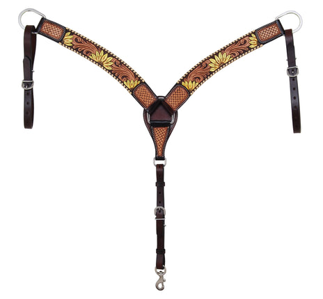Rafter T Sunflower Breastcollar 3"