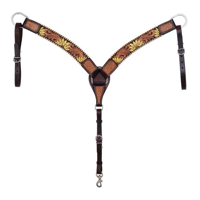 Rafter T Sunflower Breastcollar 3"