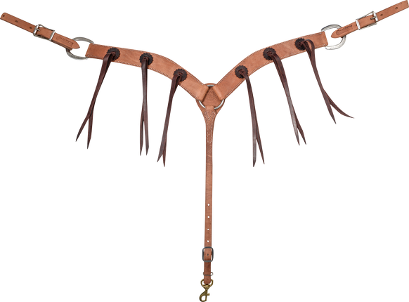 Martin 2" Harness Latigo Rosette Breastcollar