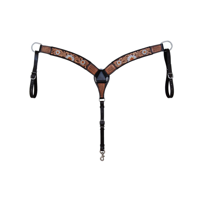Rafter T Daisy Collection Wide Breastcollar