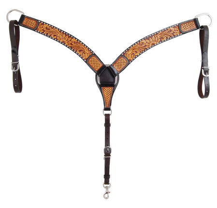 Rafter T Floral & Sunflower Breastcollar 3"