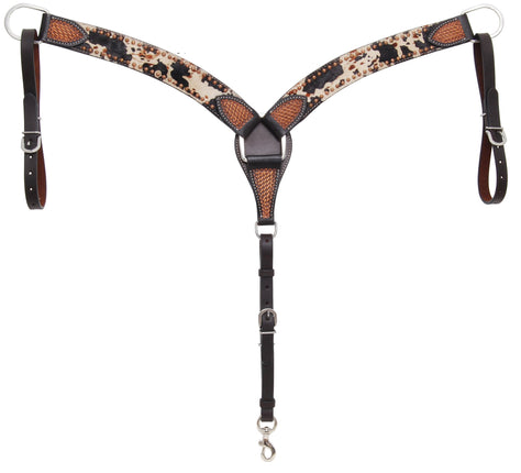 Rafter T Peppered Hide Breastcollar