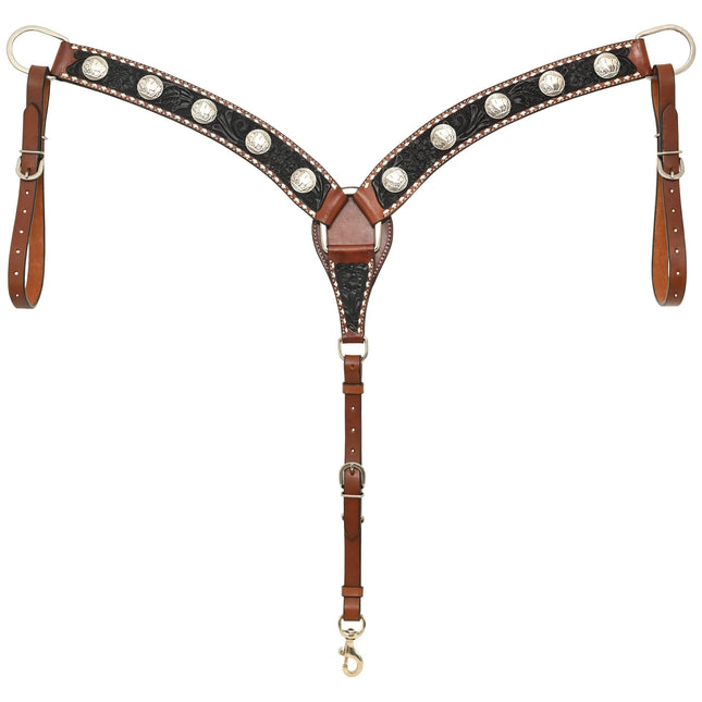 Rafter T Breastcollar w/ Black Wash