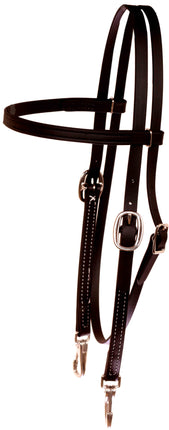 Headstall Browband Beta w/ Snaps Black