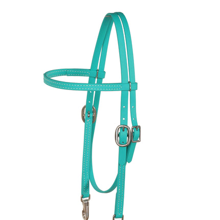 Headstall Browband Beta w/ Snaps Teal