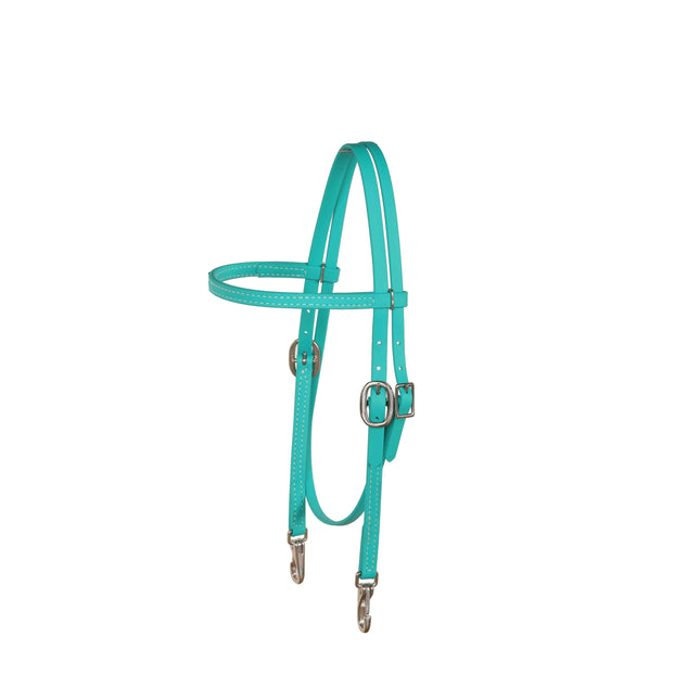 Headstall Browband Beta w/ Snaps Teal