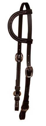 Headstall Single Ear Beta Black