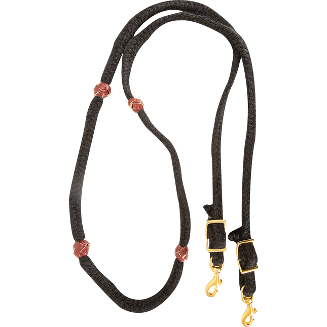 Martin Barrel Rein Blended Mohair Black