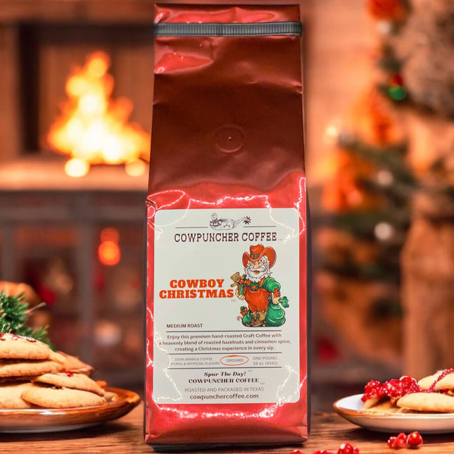 Cowpuncher Coffee COWBOY CHRISTMAS Hazelnut & Cinnamon Spice