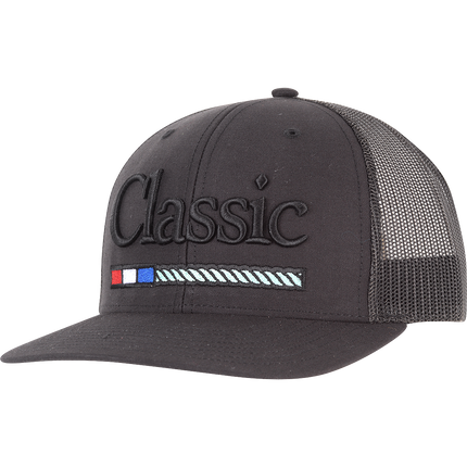 Classic Ropes Cap Black Trucker