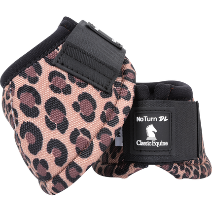 *Classic Equine No Turn Bell Boot DL Leopard