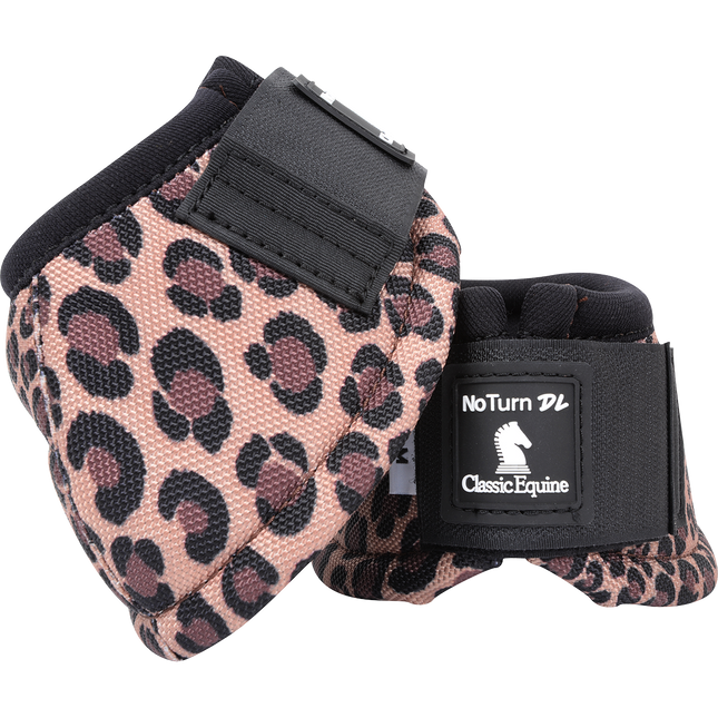 *Classic Equine No Turn Bell Boot DL Leopard