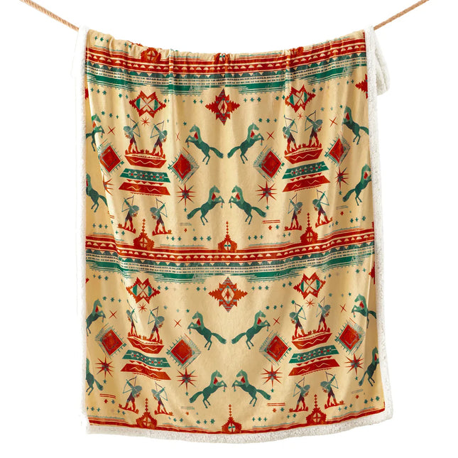 Arizona Campfire Sherpa Throw