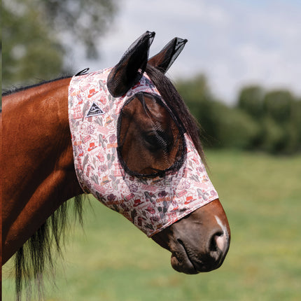 PC Comfort Fit Lycra Fly Mask Cowgirl
