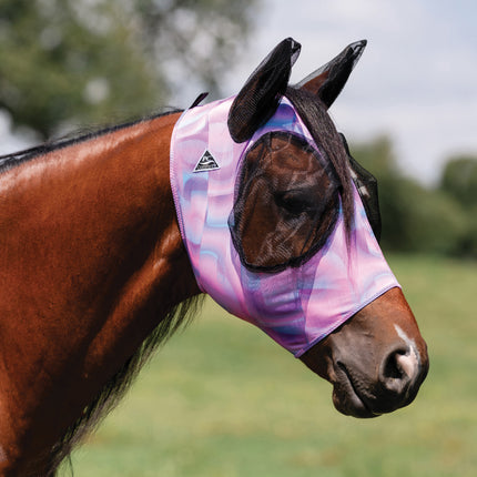 PC Comfort Fit Lycra Fly Mask Geometric