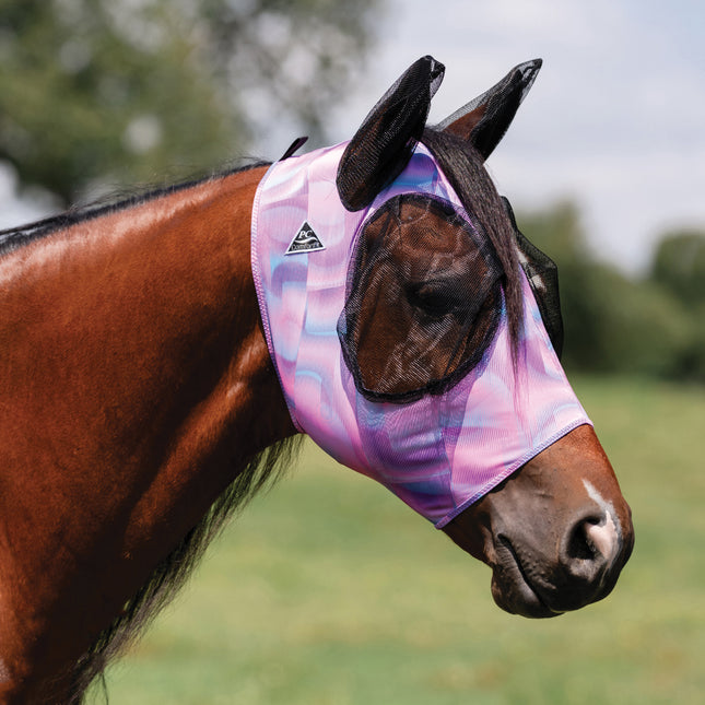 PC Comfort Fit Lycra Fly Mask Geometric