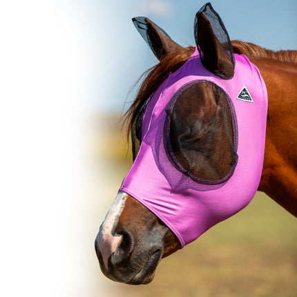 PC Comfort Fit Lycra Fly Mask Orchid Horse
