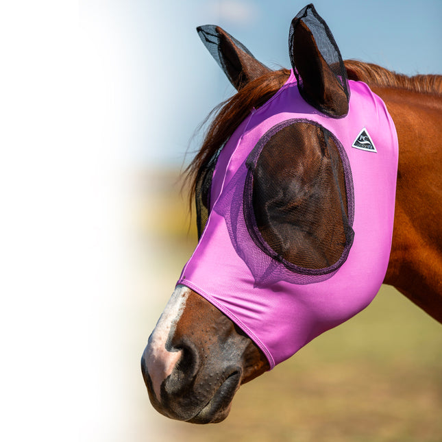 PC Comfort Fit Lycra Fly Mask Orchid Horse