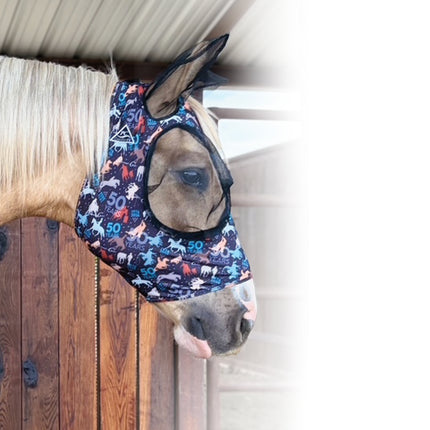 PC Comfort Fit Lycra Fly Mask Horse PC 50