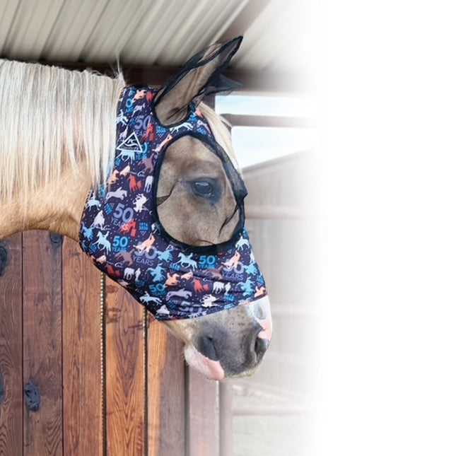 PC Comfort Fit Lycra Fly Mask Horse PC 50