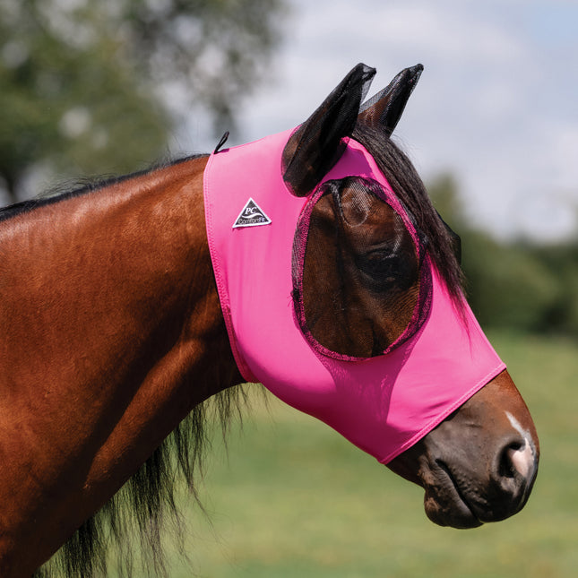 PC Comfort Fit Lycra Fly Mask Pink
