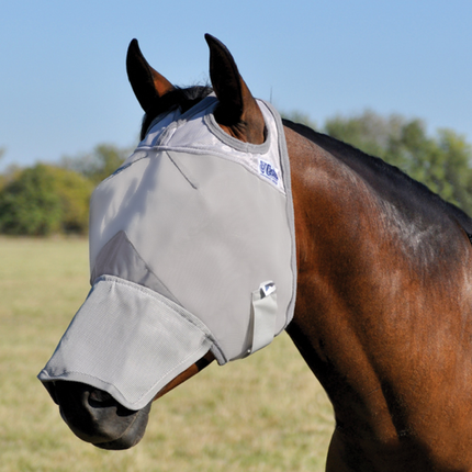 Crusader Fly Mask w/ Long Nose Arabian