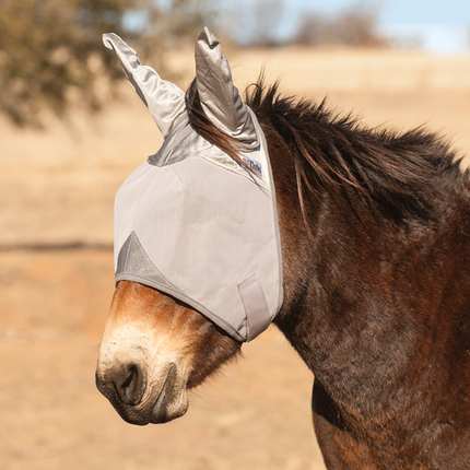 Crusader Fly Mask w/ Ears Mule Horse