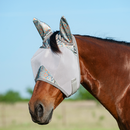 * Crusader Designer Fly Mask w/ Ears Sagebrush Horse