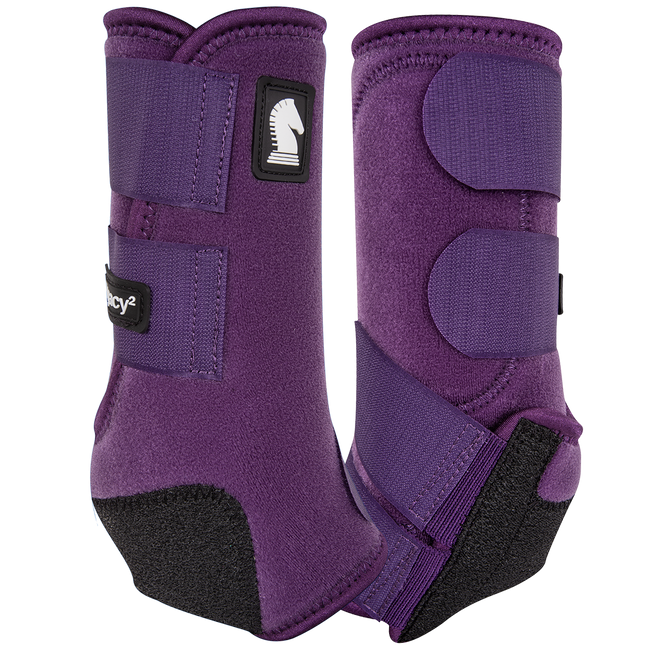 *Classic Equine Legacy 2 Front Boot Eggplant