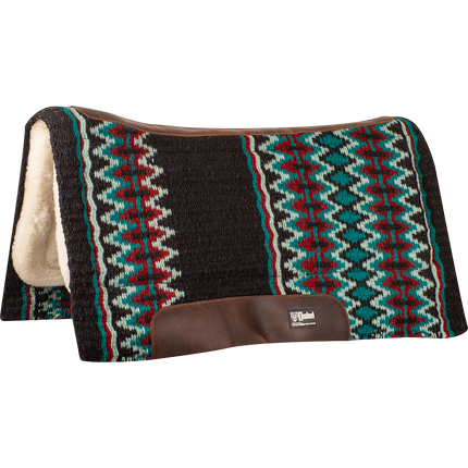 Cashel Blanket Top Performance Pad 34x38  Black/Teal