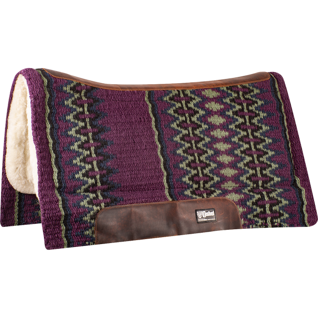 Cashel Blanket Top Performance Pad 34x38 Purple/Tan