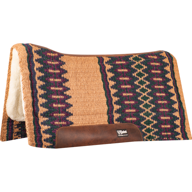 Cashel Blanket Top Performance Pad 34x38  Camel/Navy