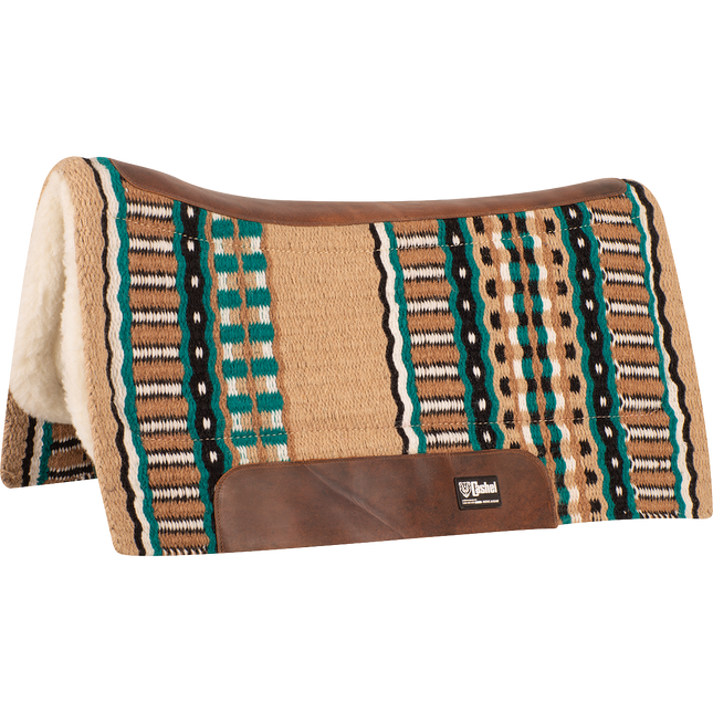 Cashel Blanket Top Performance Pad 32x34  Tan/Green